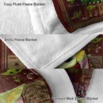 customized texas state bobcats baby yoda maroon blanket best selling