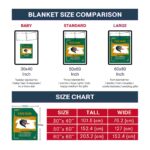 customized uab blazers paint strokes green white blanket best selling