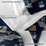 customized uconn huskies mickey blue blanket best selling