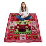 customized unlv rebels baby yoda red blanket best selling