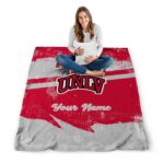customized unlv rebels grunge streaks red blanket best selling