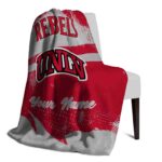 customized unlv rebels grunge streaks red blanket best selling