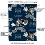 customized utah state aggies mickey navy blanket best selling