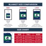 customized vancouver canucks paint strokes blue white blanket best selling