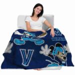 customized villanova wildcats mickey navy blanket best selling