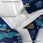 customized villanova wildcats mickey navy blanket best selling