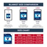 customized villanova wildcats paint strokes navy white blanket best selling