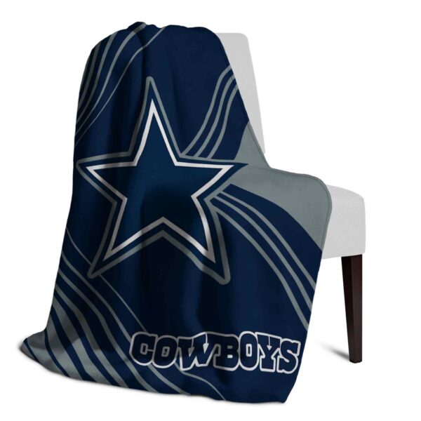dallas cowboys diagonal stripes blue blanket top rated