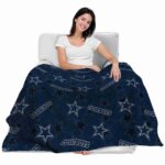 dallas cowboys diehard fans blue blanket latest model
