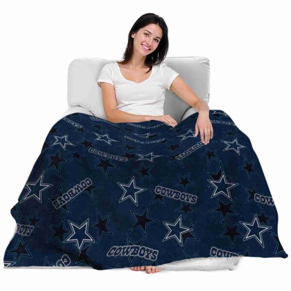 dallas cowboys diehard fans blue blanket latest model