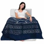 dallas cowboys fan pride blue blanket latest model