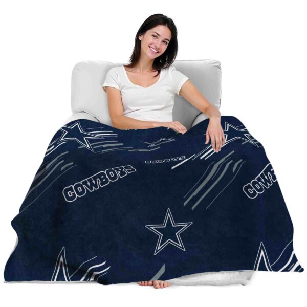 dallas cowboys fan spirit blue blanket latest model