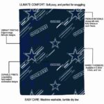 dallas cowboys fan spirit blue blanket new arrival
