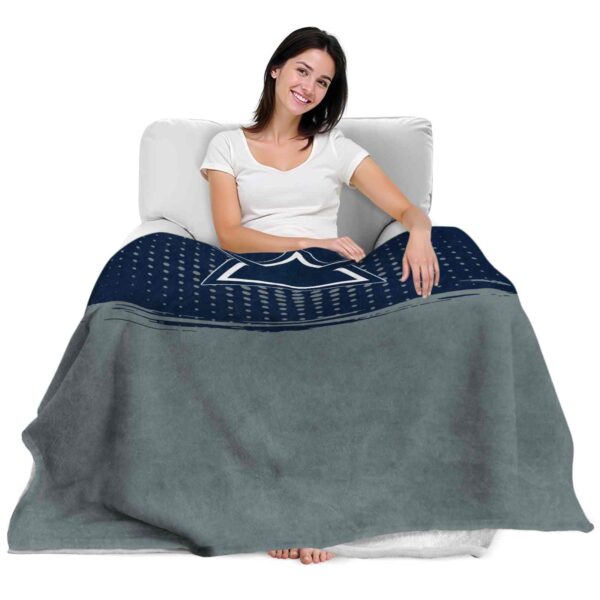 dallas cowboys gradient dots blue blanket latest model