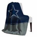 dallas cowboys gradient dots blue blanket top rated