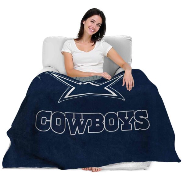dallas cowboys grunge texture blue blanket latest model