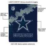 dallas cowboys grunge texture blue blanket new arrival