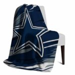 dallas cowboys paint streaks blue white blanket top rated
