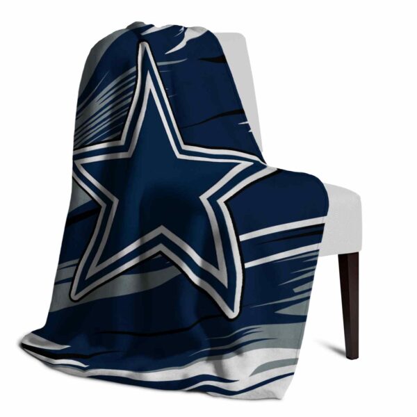 dallas cowboys paint streaks blue white blanket top rated