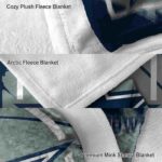 dallas cowboys splatter effect blue blanket premium grade