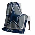 dallas cowboys splatter effect blue blanket top rated