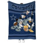 dallas cowboys three musketeers blue blanket best selling