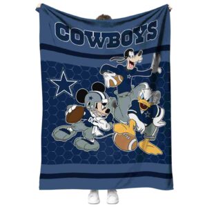 dallas cowboys three musketeers blue blanket best selling