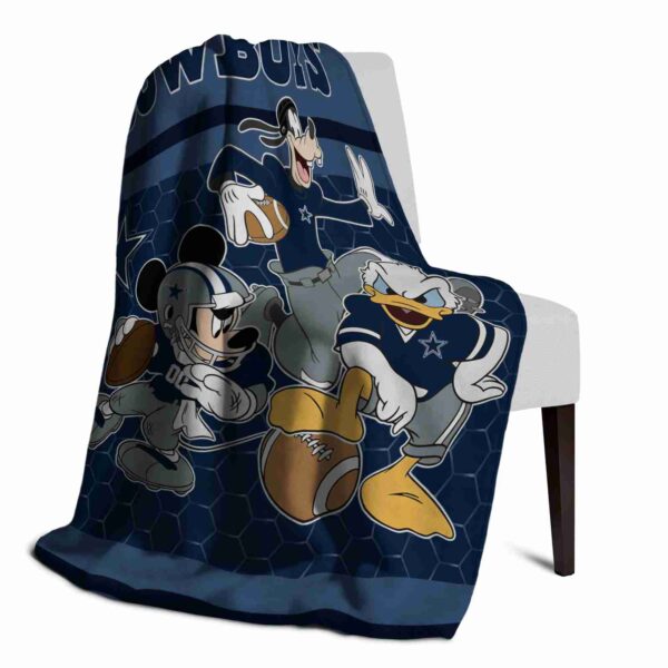 dallas cowboys three musketeers blue blanket top rated