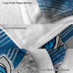 dallas mavericks diagonal stripes blue blanket best selling
