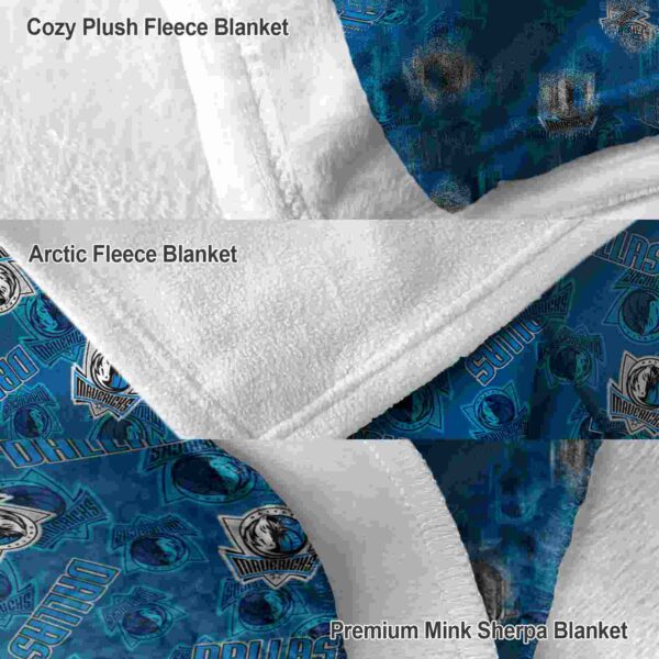 dallas mavericks diehard fans blue blanket premium grade