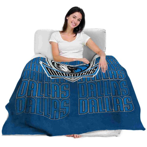 dallas mavericks fan pride blue blanket latest model