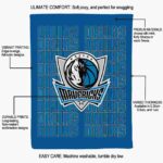 dallas mavericks fan pride blue blanket new arrival