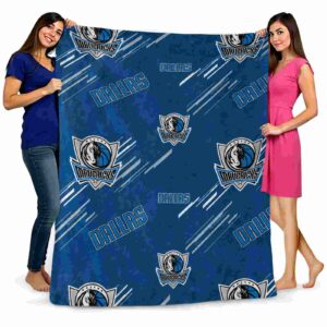dallas mavericks fan spirit blue blanket fashion forward