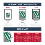 dallas stars brushstrokes green white blanket trendy