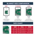 dallas stars diagonal stripes green blanket trendy