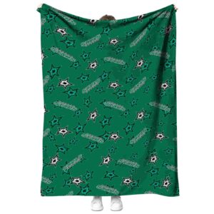 dallas stars diehard fans green blanket best selling