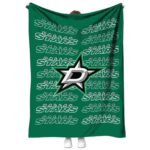 dallas stars fan pride green blanket best selling