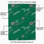 dallas stars fan spirit green blanket new arrival