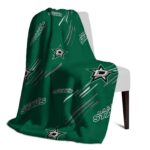 dallas stars fan spirit green blanket top rated