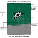 dallas stars gradient dots green blanket new arrival