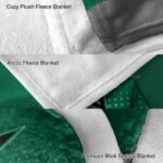 dallas stars gradient dots green blanket premium grade