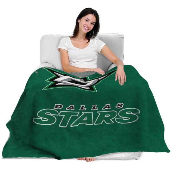 dallas stars grunge texture green blanket latest model