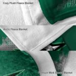 dallas stars grunge texture green blanket premium grade