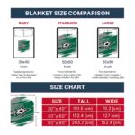 dallas stars paint streaks green white blanket best selling