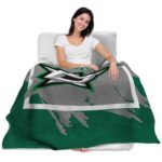 dallas stars splatter effect green blanket latest model