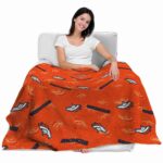 denver broncos diehard fans orange blanket latest model