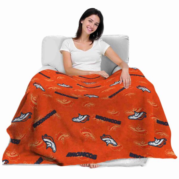 denver broncos diehard fans orange blanket latest model