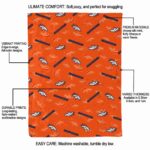 denver broncos diehard fans orange blanket new arrival