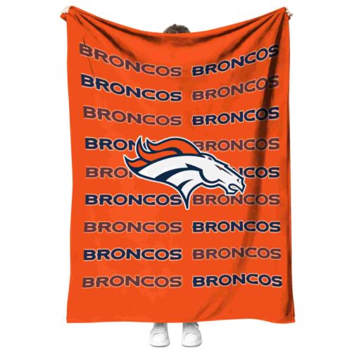 denver broncos fan pride orange blanket best selling