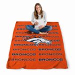 denver broncos fan pride orange blanket high quality